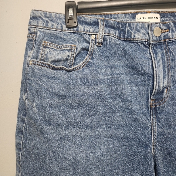 Lane Bryant Women's Denim Shorts Size 18 Blue - Picture 2 of 7